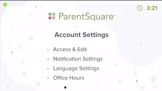 ParentSquare Account Settings HMC1