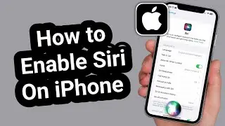 How to Enable Siri on iPhone | Activate Siri Voice Assistant Step-by-Step