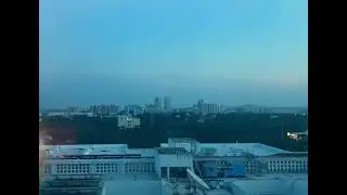 Time lapse of Chennai Skyline, April 2021.