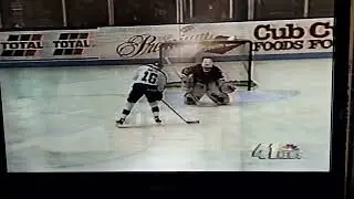 Kansas City Blades vs. Minnesota Moose (Arturs Irbe on a conditioning assignment)