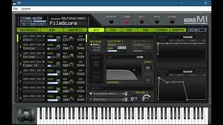 My Korg M1 VST FXP Presets, Multi Mode, Filmy Ambient Pads, Free Patches