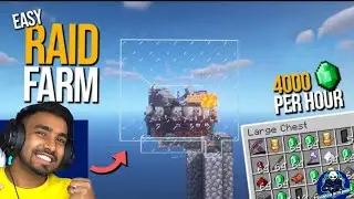 Minecraft Raid Farm Very Easy to Build  Insane Loot 1.19 Tutorial How To Create Raid Farm #minecraft