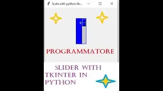 slider in tkinter with python