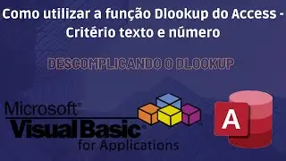 Como utilizar a função Dlookup do Access - Critério texto e número