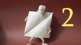 Origami Self-made man (Eric Joisel) Tutorial Part 2