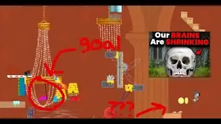 Ultimate Chicken Horse but our brains are shrinking.