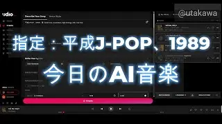 【今日のAI音楽】260131 指定：平成J-POP、1989、雪【AI Music Udio】90s 1990s Heisei Era Pop Songs