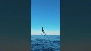 Полина, красотка 🔥😉первый раз на флайборде в Ялте