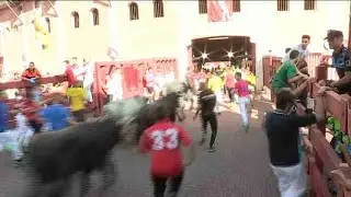 13 heridos leves y 2 reservados en el cuarto encierro de S. S. de los Reyes