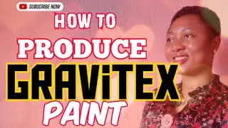 How to  produce gravitex paint. Paint production with my students #paintapplication#howtomakepaintat