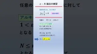 ⑤ 20240921sm05 1／n収束  #数学 #sshorts #極限 #0.999