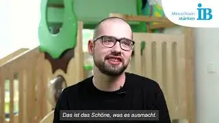 Unser Erzieher Dennis beim Internationalen Bund
