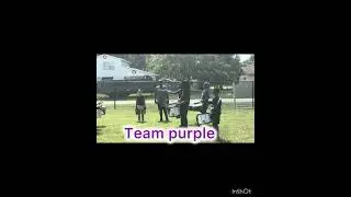 DBB COMMUNITY DRUMLINE purple VS black drum battle 