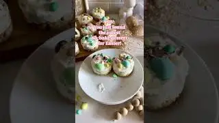 No-Bake Easter Cheesecake ✨ Mini cheesecakes so easy, even your teens can help (if they&rsquo;re not too