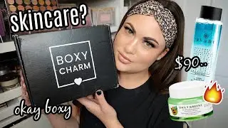 January 2021 BOXYCHARM Unboxing! 🧼 High End Skincare 😍 (base box)