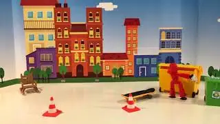 Contenedores y risas stop motion con StikBot