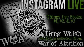 Greg Walsh | Instagram Live- 'Things I've Stolen'