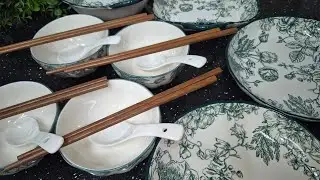 Beautiful and high quality French retro style dinner set