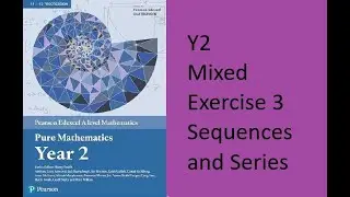 Q5 Chapter 3  Sequences and Series Mixed exercise Edexcel Pure Mathematics Y2