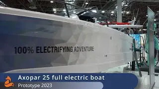 Axopar 25 Prototype full electric - 2023 🦊 E-Power mit Familiengeschichte aus dem hohen Norden