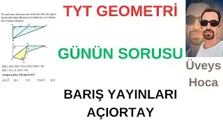 YKS  GEOMETRİ Günün Sorusu-4 🔥 2026 YKS de  Çıkabilir 🔥Barış yayınları-  Dış Açıortay Katlama Sorusu
