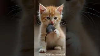 &ldquo;Brave Baby Cat Catches & Eats a Rat! 🐱