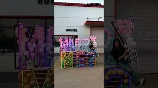 wholesale neon marquee collapsible letters for wedding party decoration