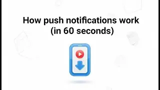 How push notifications work (in 60 seconds)