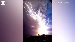 WEB EXTRA: Lighting In Ash Cloud