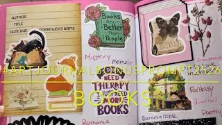 #artjournalbonusprompt2526 @Sarcastically60something Book and More Catch Up Prompts #journal #vlog 