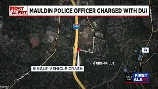 Mauldin police officer charged with DUI: Officials