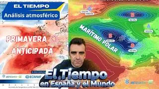 Primavera 🌸 anticipada sobre ESPA&Ntilde;A, despu&eacute;s de la entrada MAR&Iacute;TIMO ​❄️ POLAR