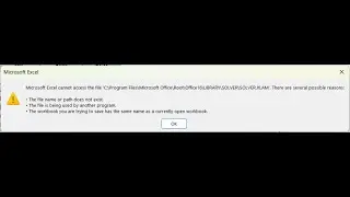 Исправление ошибки &laquo;Невозможно добавить надстройку Solver&raquo; Microsoft Excel не может получить доступ к файлу SOLVER.XLAM на ПК