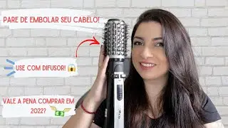 TUTORIAL E RESENHA DA ESCOVA ROTATIVA DIAMOND BRILLIANCE! #polishop #conair #escovarotativa