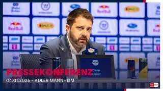 Pressekonferenz: EHC Red Bull M&uuml;nchen vs. Adler Mannheim (04.01.2026)