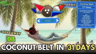 Как получить кокосовый пояс всего за 31 день! (Самый быстрый способ)🌴 | Симулятор пчелиного роя