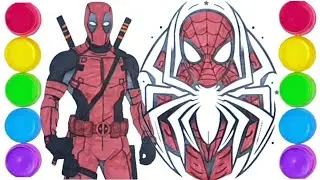 How to Draw Spiderman and Deadpool.