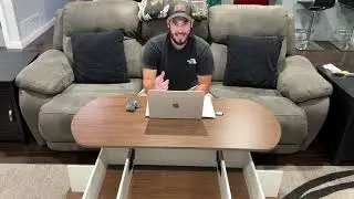 Flycity Oval Lift Top Coffee Table Assembly Instruction Video