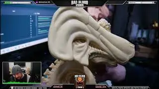 King & Queen - Xenomorph Queen vs. Predator - Part 5: Fixing Seamlines - Resin Model Kit By: Narin