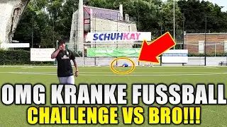 UNNORMAL KRANKE FU&szlig;BALL CHALLENGE VS BRO! - EPIC FOOTBALL CHALLENGE! - REALFIFA