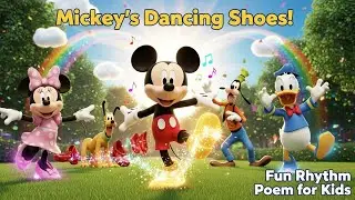 Mickey Mouse and the Dancing Shoes! 👟🎶 | Fun Kids Rhythm Poem