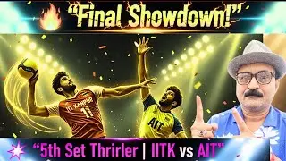 Ultimate Decider Set! IITK vs AIT | Volleyball Final Match | Udghosh 2025 | Full Action |