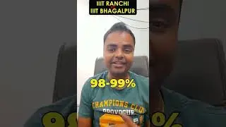 IIIT Ranchi vs IIIT Bhagalpur Which is Better? Average Package, Fees Placement #btech #iiit #shorts