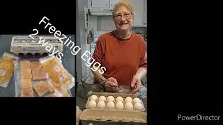Two ways to freeze eggs the easy way.