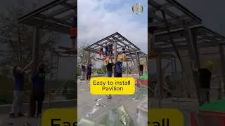 Easy to Install Pavilion #pavilion #pergola