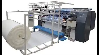 #CAPITONADORA #ACOLCHADORA # QUILTING MACHINE  #colchones #mattress  DUPLOTEC CH1000