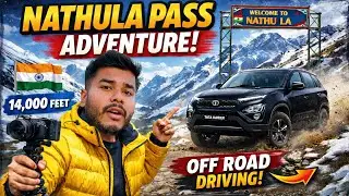 India&ndash;China Border Tak Car Le Gaya 😱 | Nathula Pass Extreme POV Drive