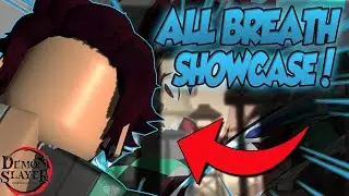ALL BREATHING STYLE SHOWCASE IN RO-SLAYERS! | ROBLOX | DEMON SLAYER