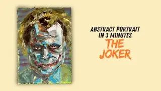 The Joker - Abstract portrait 3 minute timelapse