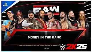 WWE 2K25 - Battle Royale 8 -Man | Money In The Bank | PS5